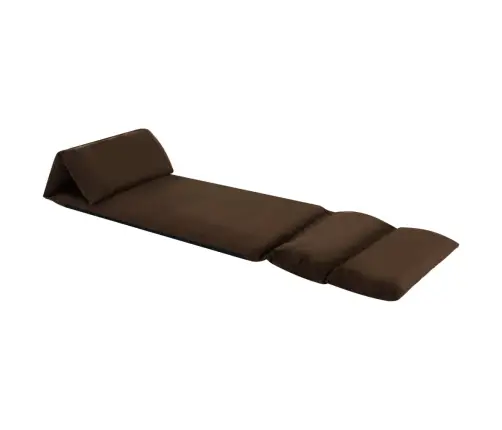 Salokāms Grīdas Krēsls, Brūna Mikrošķiedra Vidaxl