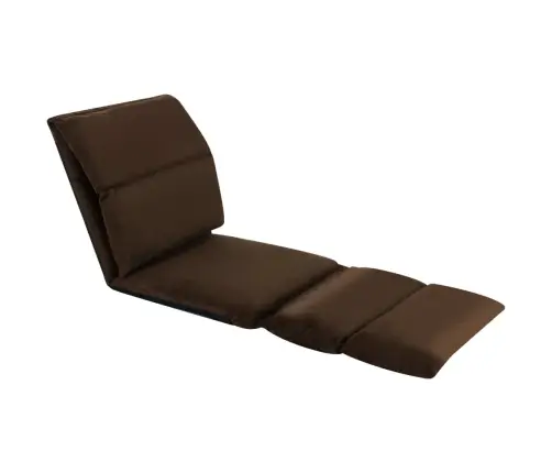 Salokāms Grīdas Krēsls, Brūna Mikrošķiedra Vidaxl