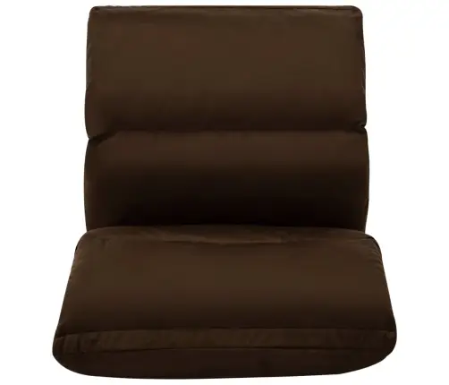 Salokāms Grīdas Krēsls, Brūna Mikrošķiedra Vidaxl