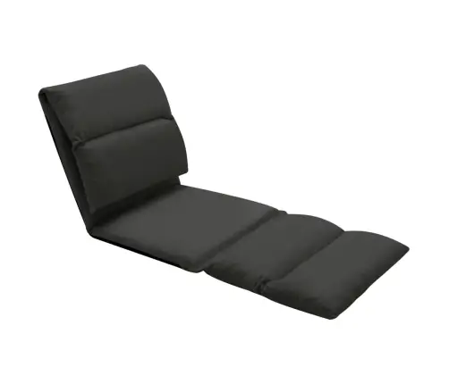 Sulankstomas Čiužinukas-Kėdė, Juodos Spalvos, Mikropluoštas