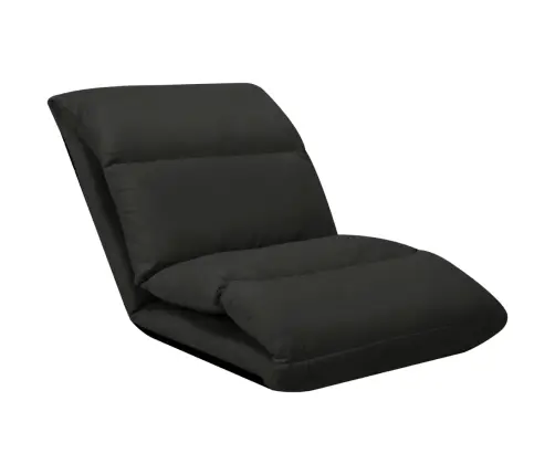 Sulankstomas Čiužinukas-Kėdė, Juodos Spalvos, Mikropluoštas