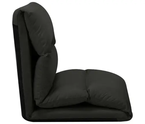 Sulankstomas Čiužinukas-Kėdė, Juodos Spalvos, Mikropluoštas