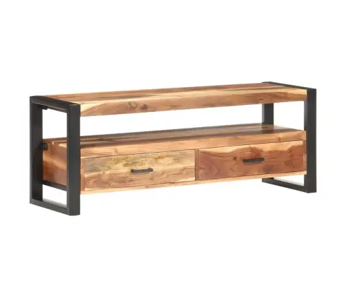 Televizoriaus Staliukas, 120X35X45cm Mediena Su Medaus Apdaila