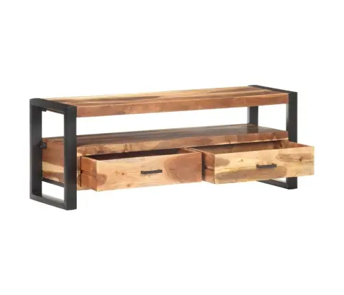 Televizoriaus Staliukas, 120X35X45cm Mediena Su Medaus Apdaila