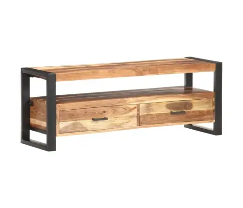 Televizoriaus Staliukas, 120X35X45cm Mediena Su Medaus Apdaila