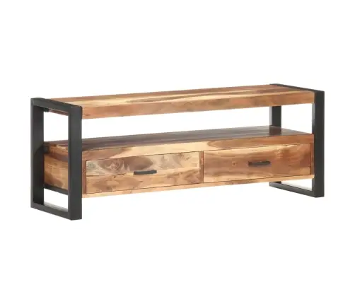 Televizoriaus Staliukas, 120X35X45cm Mediena Su Medaus Apdaila