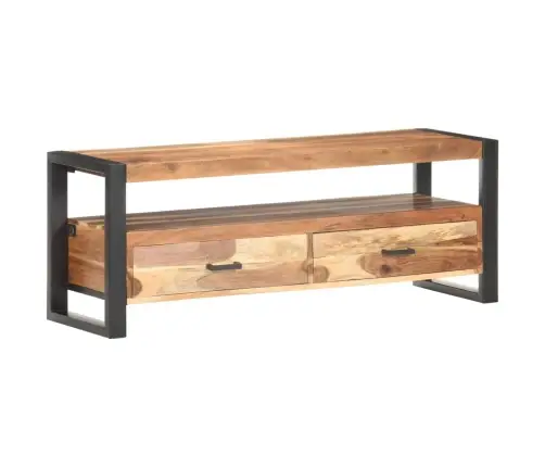 Televizoriaus Staliukas, 120X35X45cm Mediena Su Medaus Apdaila