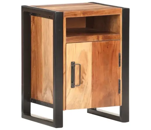 Naktinė Spintelė, 40X35X55cm Akacijos Medienos Masyvas