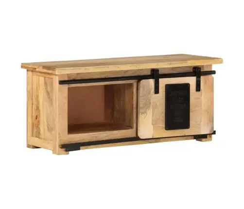 Tv Skapītis, 90X35X40 Cm, Mango Masīvkoks Vidaxl