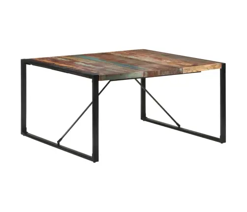 Virtuves Galds, 140X140X75 Cm, Pārstrādāts Masīvkoks Vidaxl