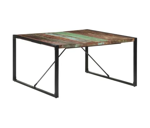 Virtuves Galds, 140X140X75 Cm, Pārstrādāts Masīvkoks Vidaxl