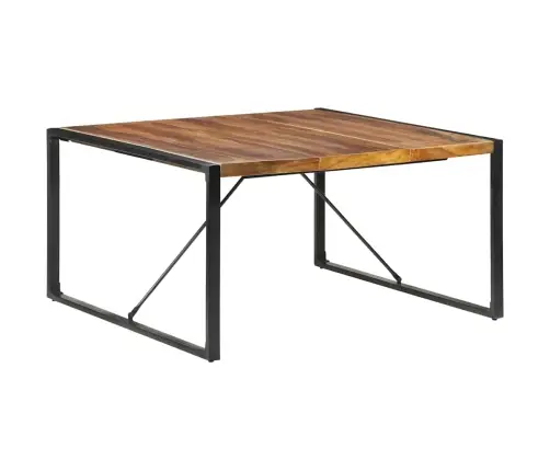 Virtuves Galds, 140X140X75 Cm, Masīvkoks Vidaxl