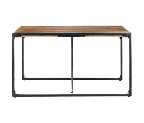 Virtuves Galds, 140X140X75 Cm, Masīvkoks Vidaxl