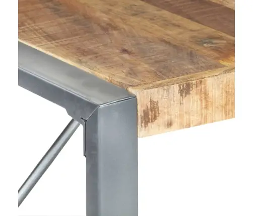 Virtuves Galds, 140X140X75 Cm, Neapstrādāts Mango Koks Vidaxl