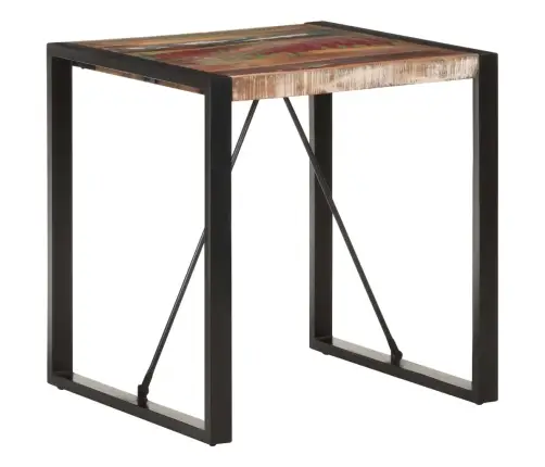 Valgomojo Stalas, 70X70X75cm Perdirbtos Medienos Masyvas