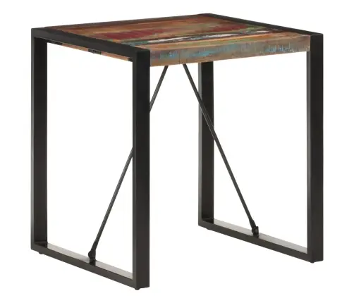 Valgomojo Stalas, 70X70X75cm Perdirbtos Medienos Masyvas