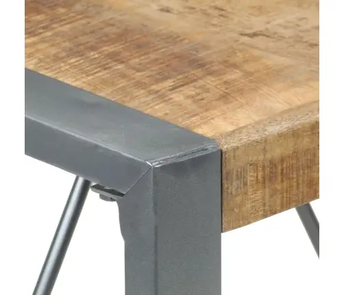 Valgomojo Stalas, 80X80X75cm Neapdorota Mango Mediena