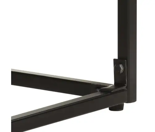 Konsoles Galds, Melns, 110X35X76 Cm, Akācijas Un Mango Koks Vidaxl