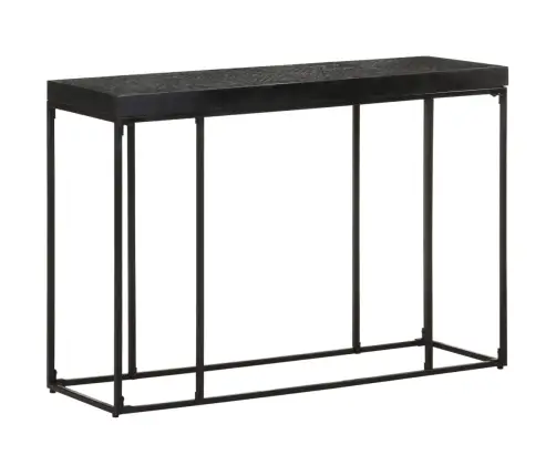 Konsoles Galds, Melns, 110X35X76 Cm, Akācijas Un Mango Koks Vidaxl