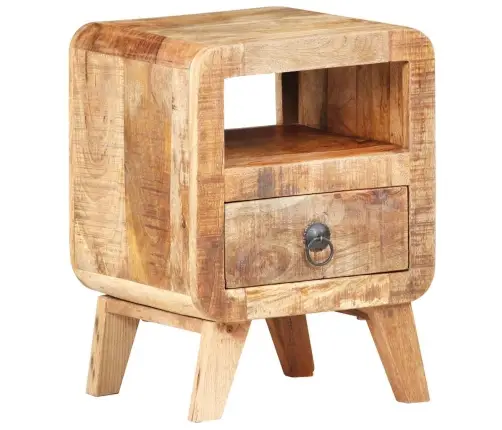 Naktsskapītis, 30X30X41 Cm, Neapstrādāts Mango Koks Vidaxl