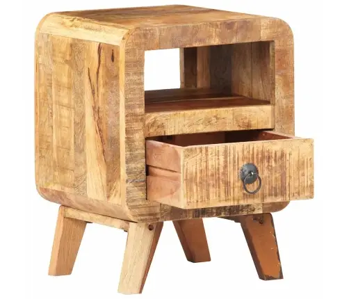 Naktsskapītis, 30X30X41 Cm, Neapstrādāts Mango Koks Vidaxl