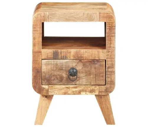 Naktsskapītis, 30X30X41 Cm, Neapstrādāts Mango Koks Vidaxl