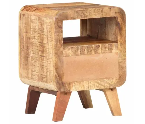 Naktsskapītis, 30X30X41 Cm, Neapstrādāts Mango Koks Vidaxl