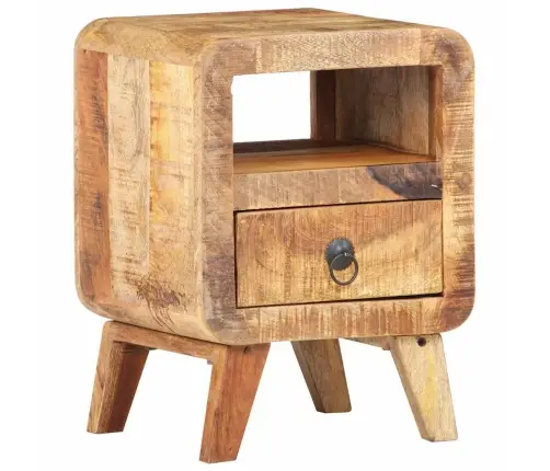 Naktsskapītis, 30X30X41 Cm, Neapstrādāts Mango Koks Vidaxl
