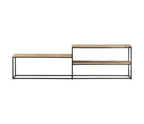 Tv Galdiņš, 180X30X50 Cm, Neapstrādāts Mango Koks Vidaxl