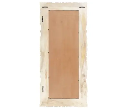 Spogulis, Balts, 110X50 Cm, Mango Masīvkoks Vidaxl