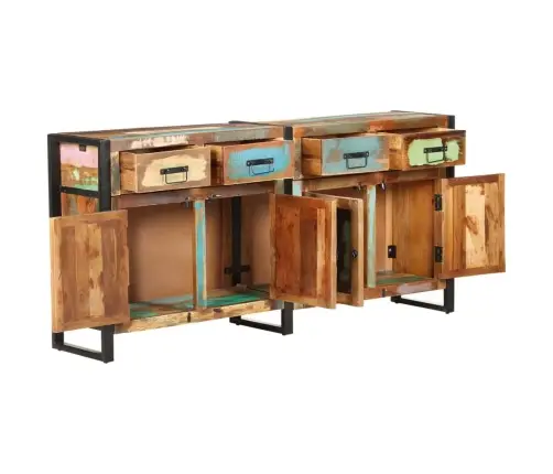 Šoninė Spintelė, 172X35X80cm Perdirbtos Medienos Masyvas