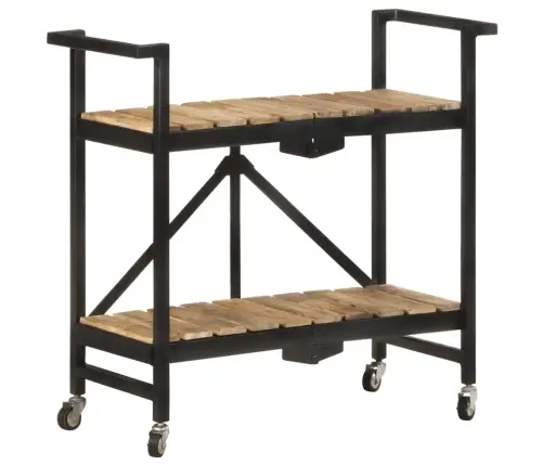 Virtuves Ratiņi, 87X36X81 Cm, Mango Masīvkoks Vidaxl