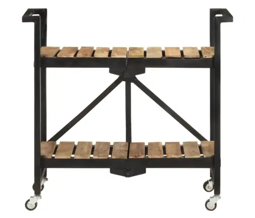 Virtuves Ratiņi, 87X36X81 Cm, Mango Masīvkoks Vidaxl