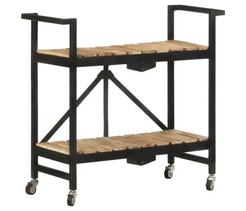 Virtuves Ratiņi, 87X36X81 Cm, Mango Masīvkoks Vidaxl