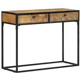 Konsoles Galdiņš, 100X35X75 Cm, Mango Masīvkoks Vidaxl