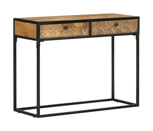 Konsoles Galdiņš, 100X35X75 Cm, Mango Masīvkoks Vidaxl
