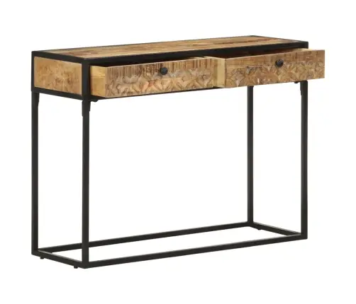 Konsoles Galdiņš, 100X35X75 Cm, Mango Masīvkoks Vidaxl