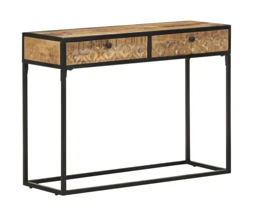 Konsoles Galdiņš, 100X35X75 Cm, Mango Masīvkoks Vidaxl