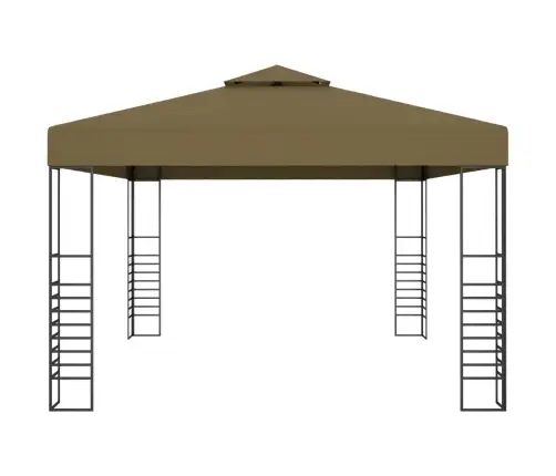 Dārza Nojume, 3X4 M, Pelēkbrūna, 180 G/M² Vidaxl
