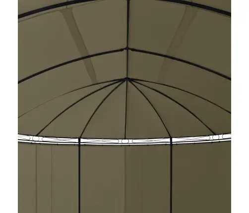 Pavėsinė Su Užuolaidomis, Taupe, 520X349X255cm 180G/M²