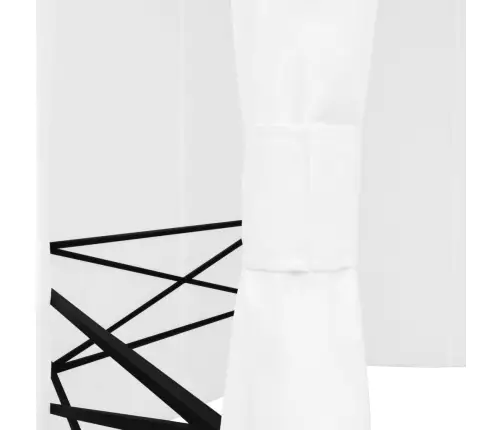 Dārza Nojume Ar Aizkariem, 360X312X265 Cm, Balta, 180 G/M² Vidaxl