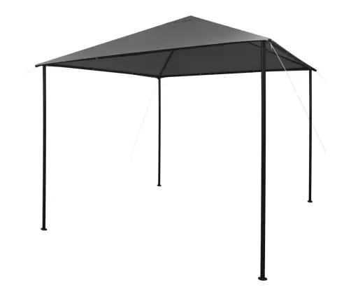 Dārza Nojume, 3X3 M, Antracītpelēka, Audums, Tērauds, 180 G/M² Vidaxl