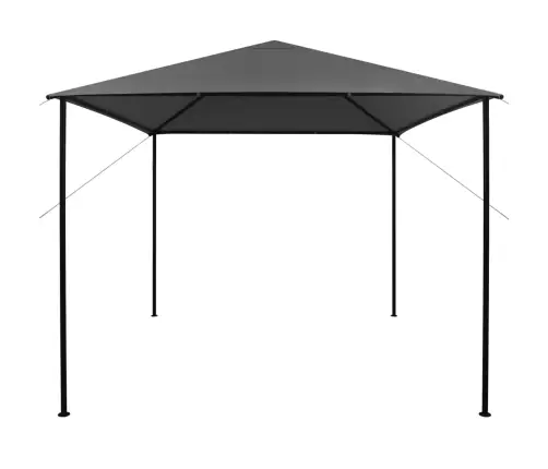 Dārza Nojume, 3X3 M, Antracītpelēka, Audums, Tērauds, 180 G/M² Vidaxl