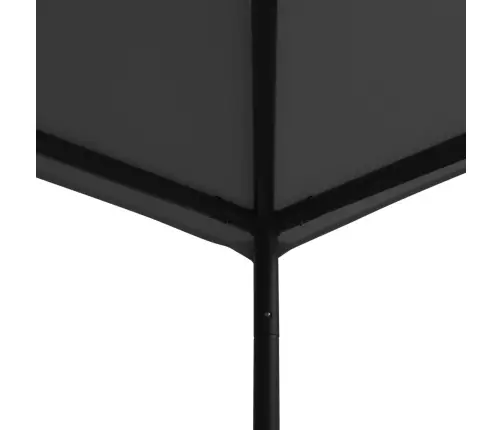 Dārza Nojume, 3X3 M, Antracītpelēka, Audums, Tērauds, 180 G/M² Vidaxl