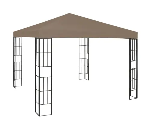 Dārza Nojume, 3X3 M, Pelēkbrūna Vidaxl