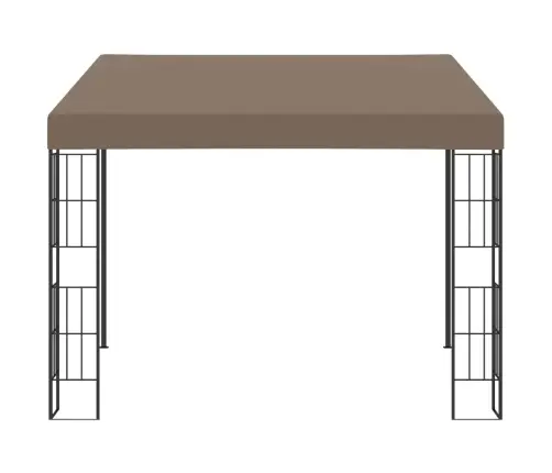 Prie Sienos Montuojama Pavėsinė, Taupe Spalvos, 3X3M, Audinys