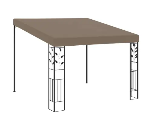 Seinale Kinnitatav Varjualune 3 X 3 X 2,5 M, Pruunikashall