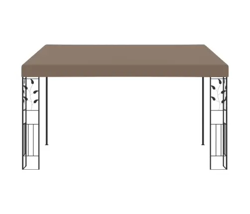 Prie Sienos Montuojama Pavėsinė, Taupe Spalvos, 4X3X2,5M