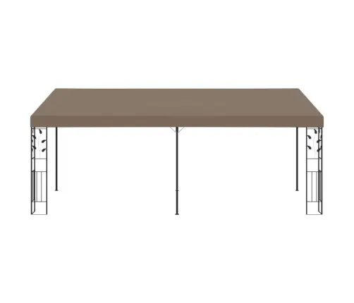 Prie Sienos Montuojama Pavėsinė, Taupe Spalvos, 6X3X2,5M