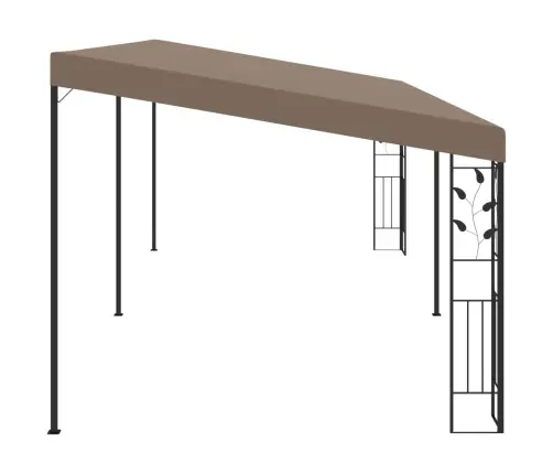 Prie Sienos Montuojama Pavėsinė, Taupe Spalvos, 6X3X2,5M